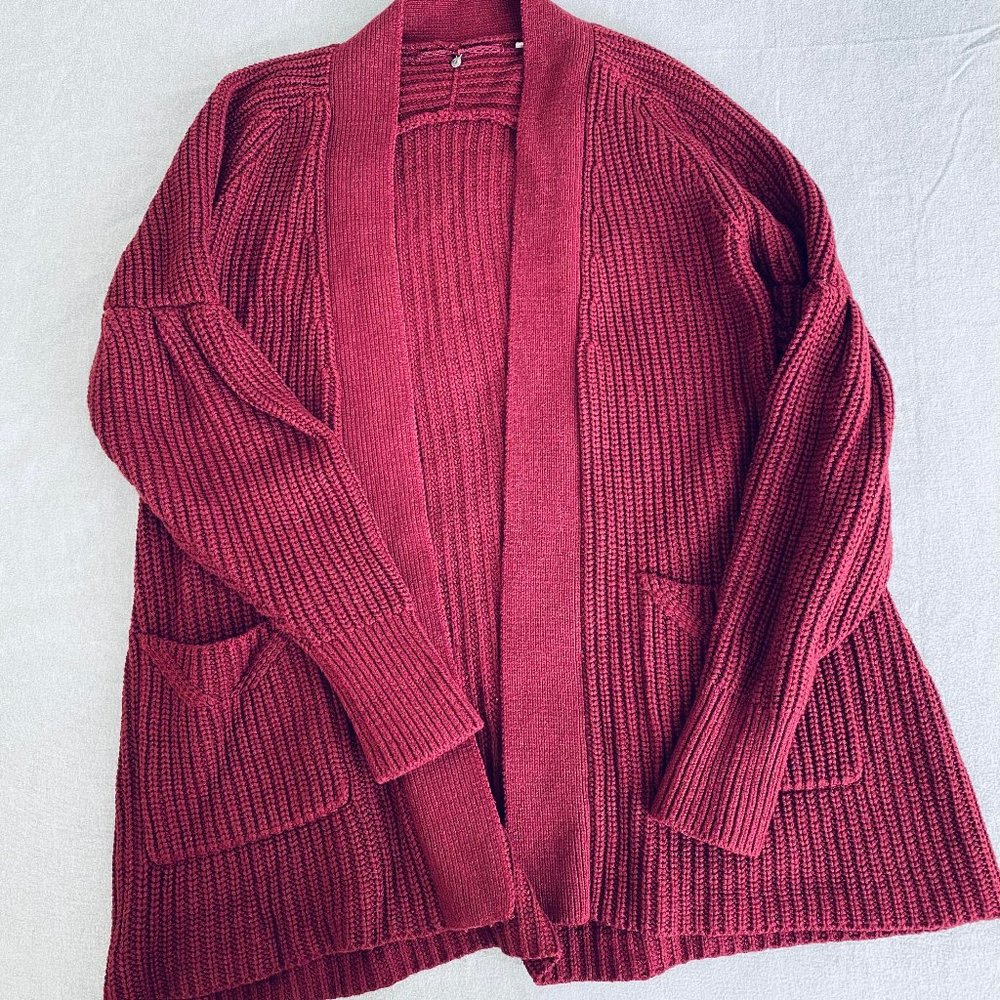 Anthropologie Balloon-Sleeve Cardigan